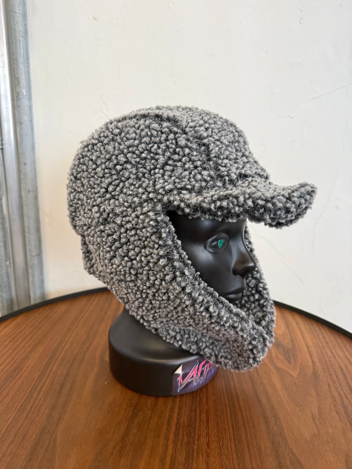 빈티지 뽀글이 이어플랩 캡 상품이미지5