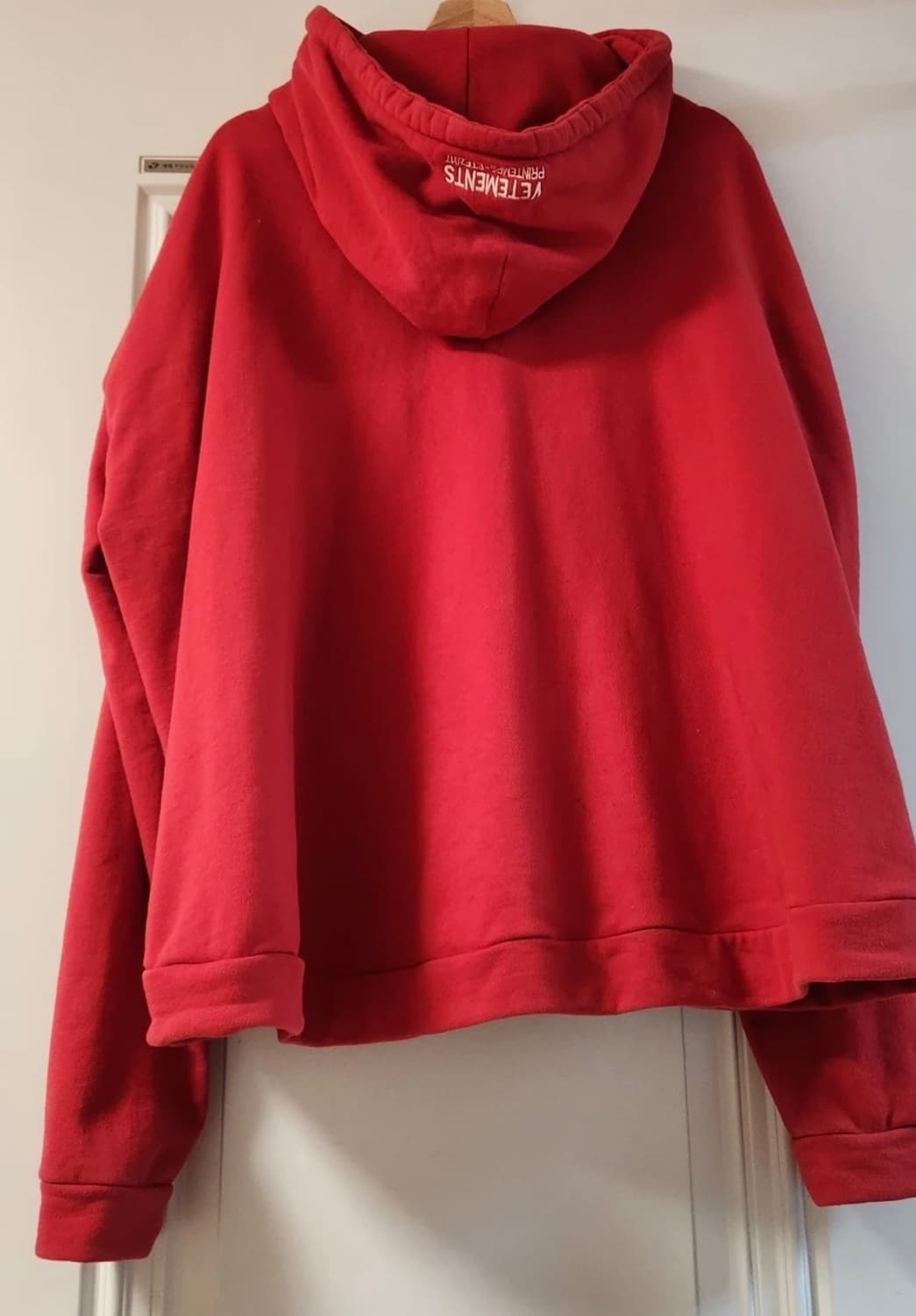 베트멍 메탈로고 남양주 후드 레드 xs 상품이미지2