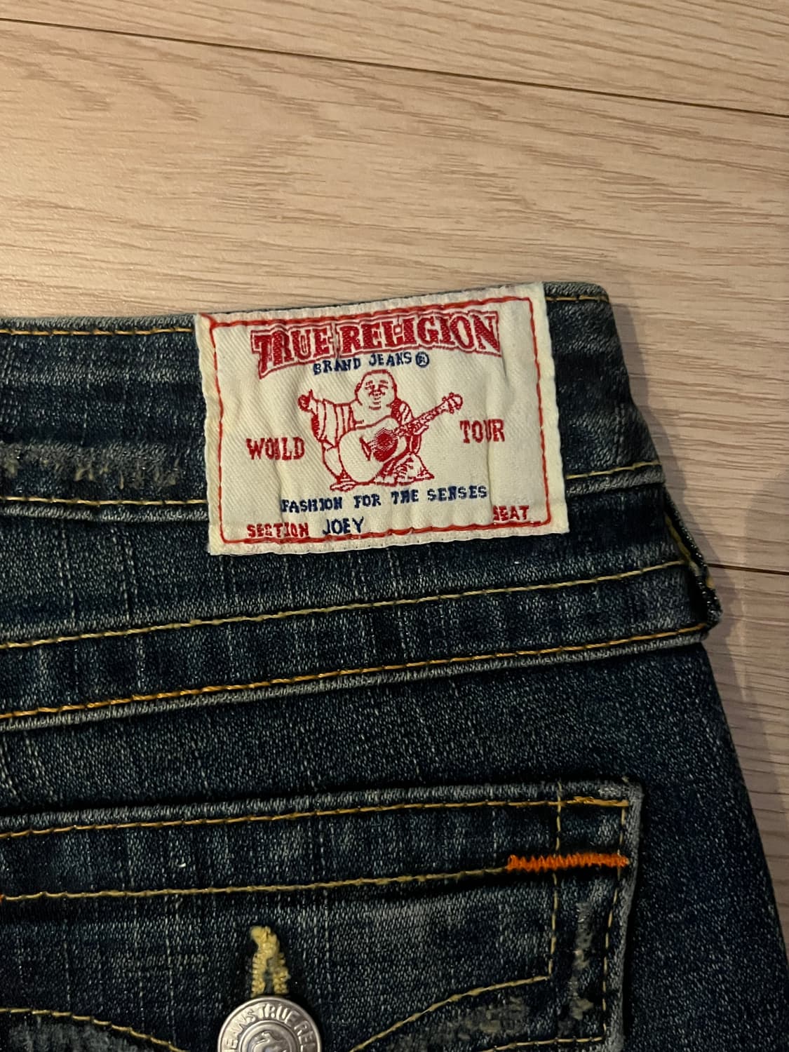 택o새상품) 트루릴리전 로우라이즈 부츠컷 데님 청바지 조이 상품이미지6