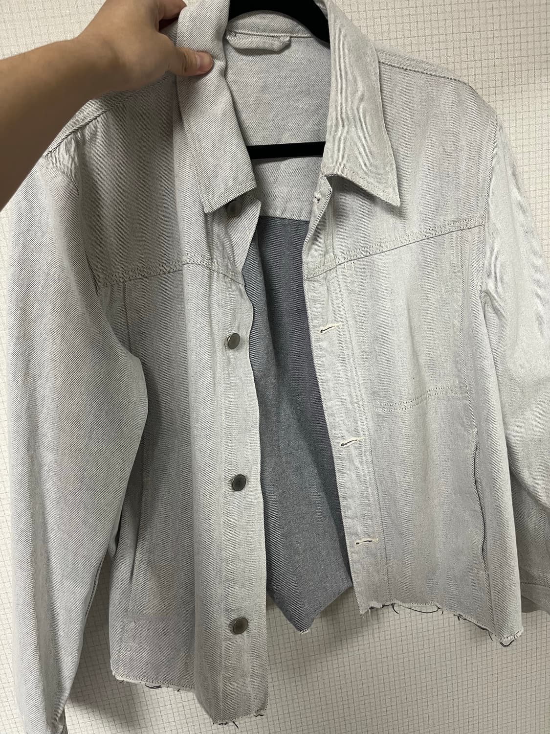 쿠어 컷오프 데님 자켓 L 상품이미지2