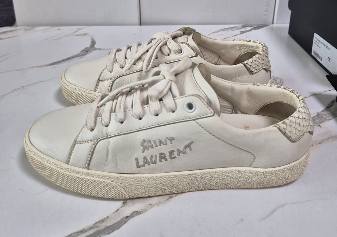 (정품) 생로랑 코트클래식 여성 스니커즈 36.5 상품이미지2