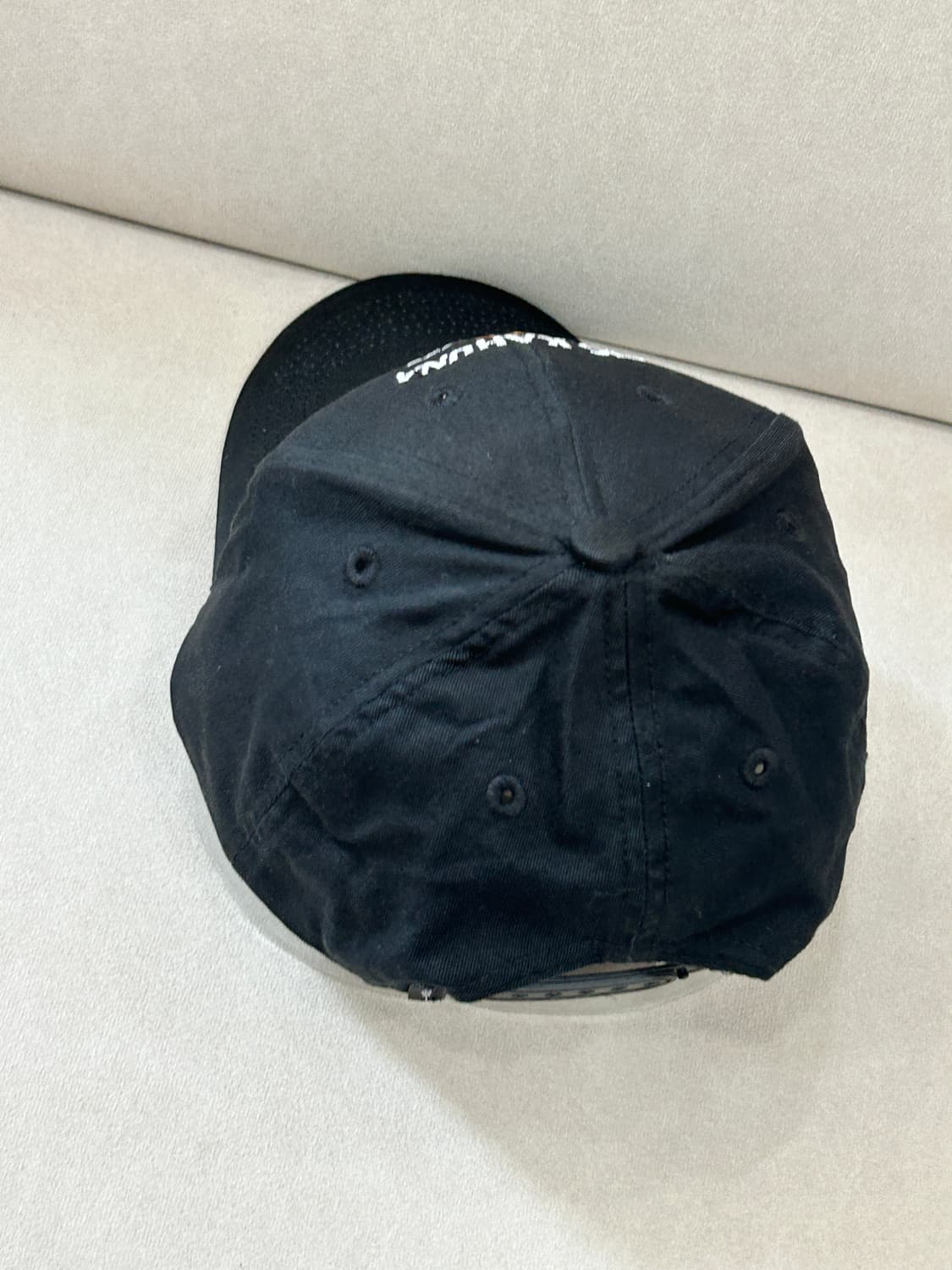 빈티지 하와이 빅 카후나 마우이 자수 볼캡 모자 블랙 상품이미지7