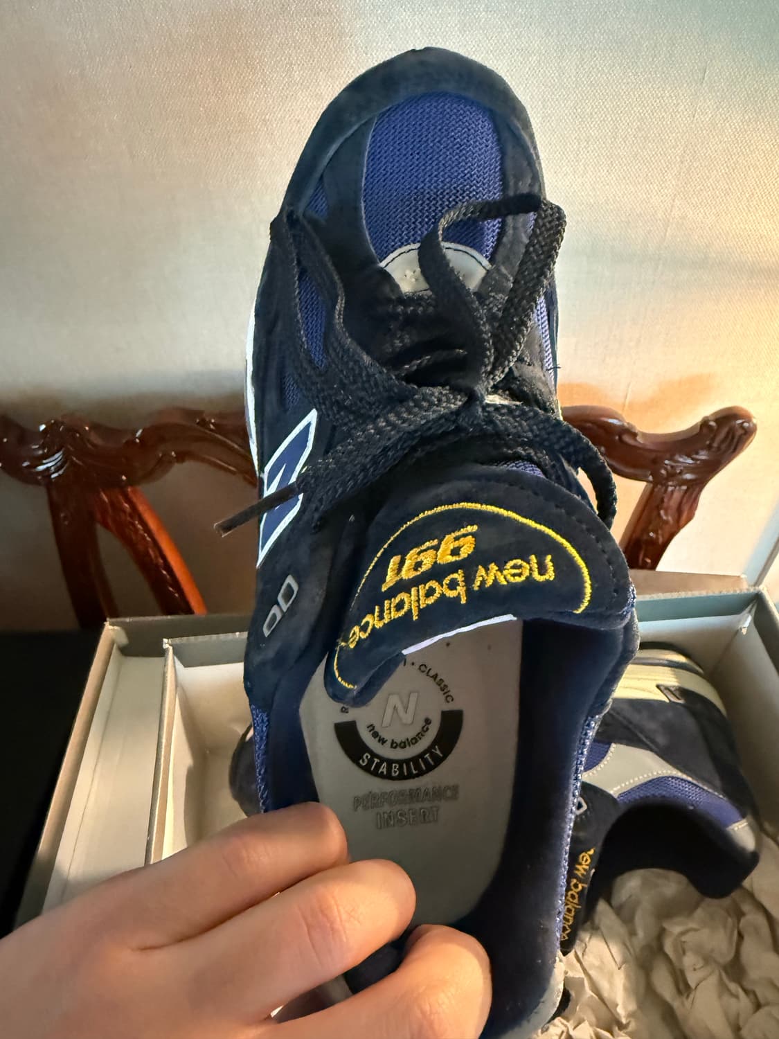 뉴발란스 991 메이드인UK 네이비 (260) 상품이미지4