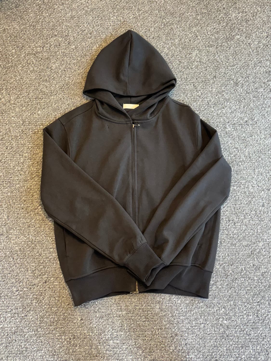 러드 후드집업 차콜 상품이미지1