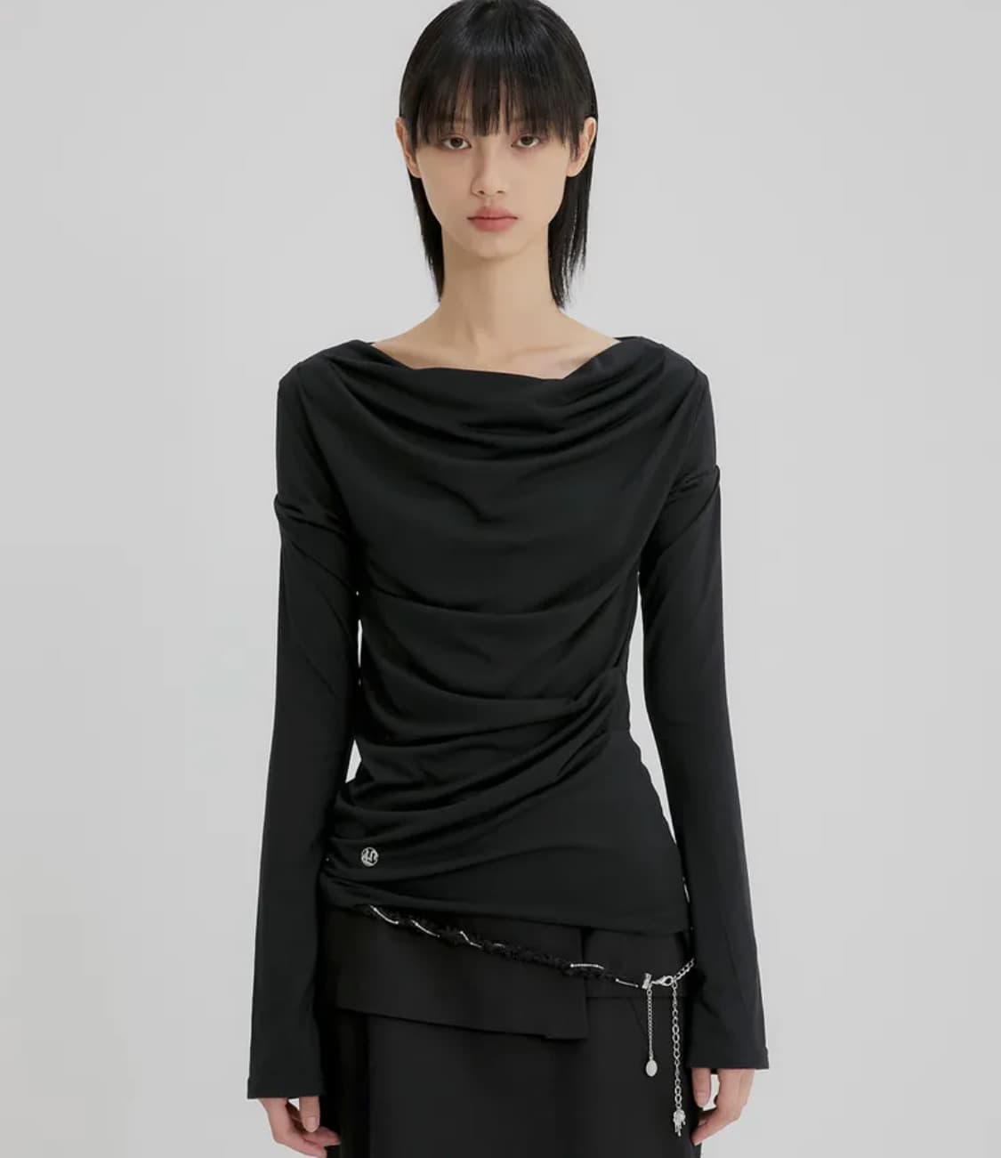 플레어업 드레이프 롱 슬리브 상품이미지1