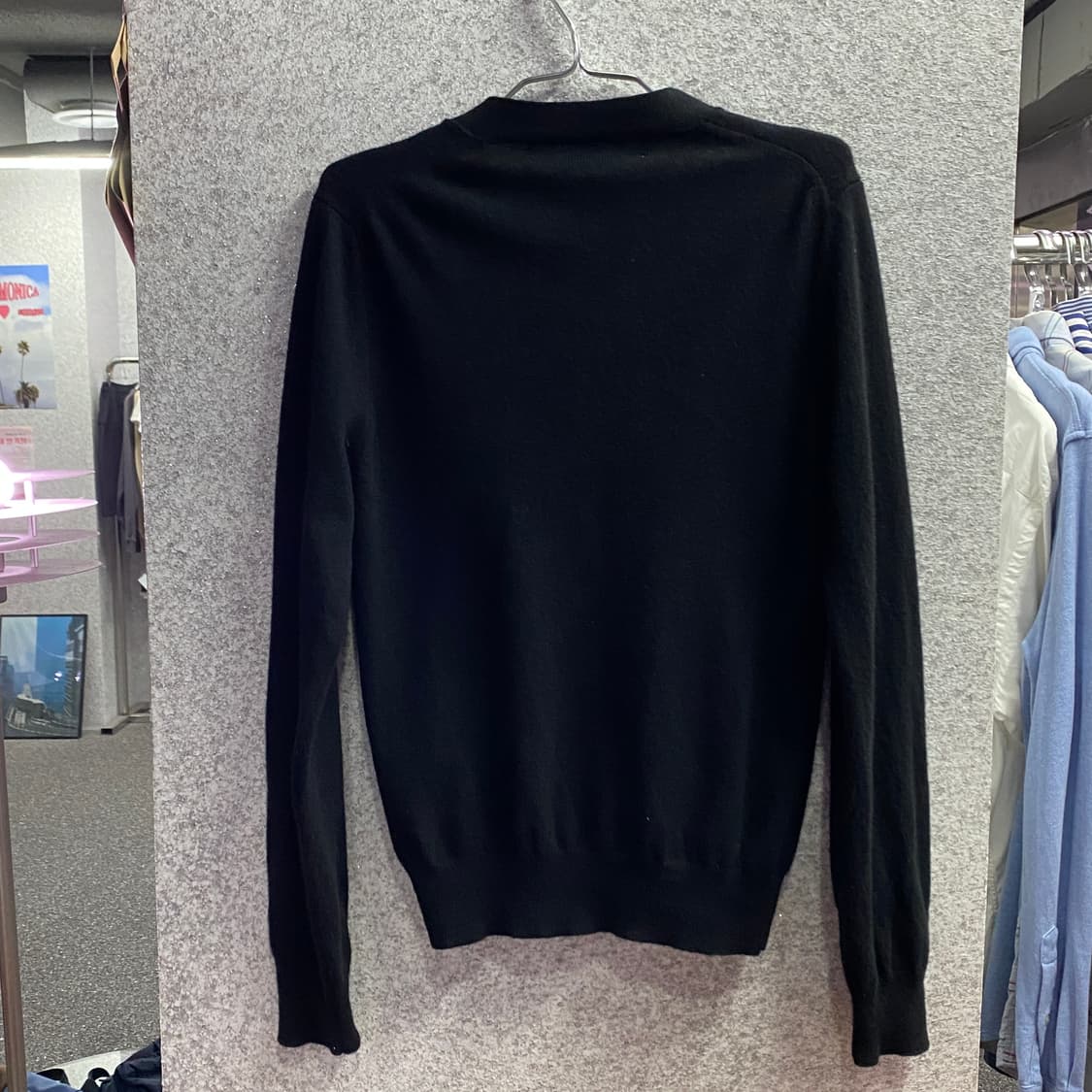 꼼데가르송 더블 와펜로고 블랙 가디건 B4562 상품이미지4