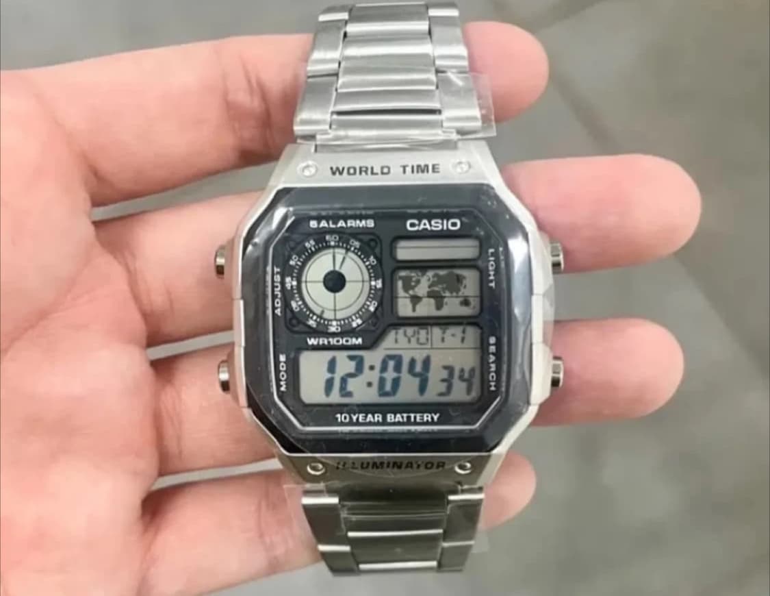 카시오 월드타임 메탈시계 새상품  상품이미지2