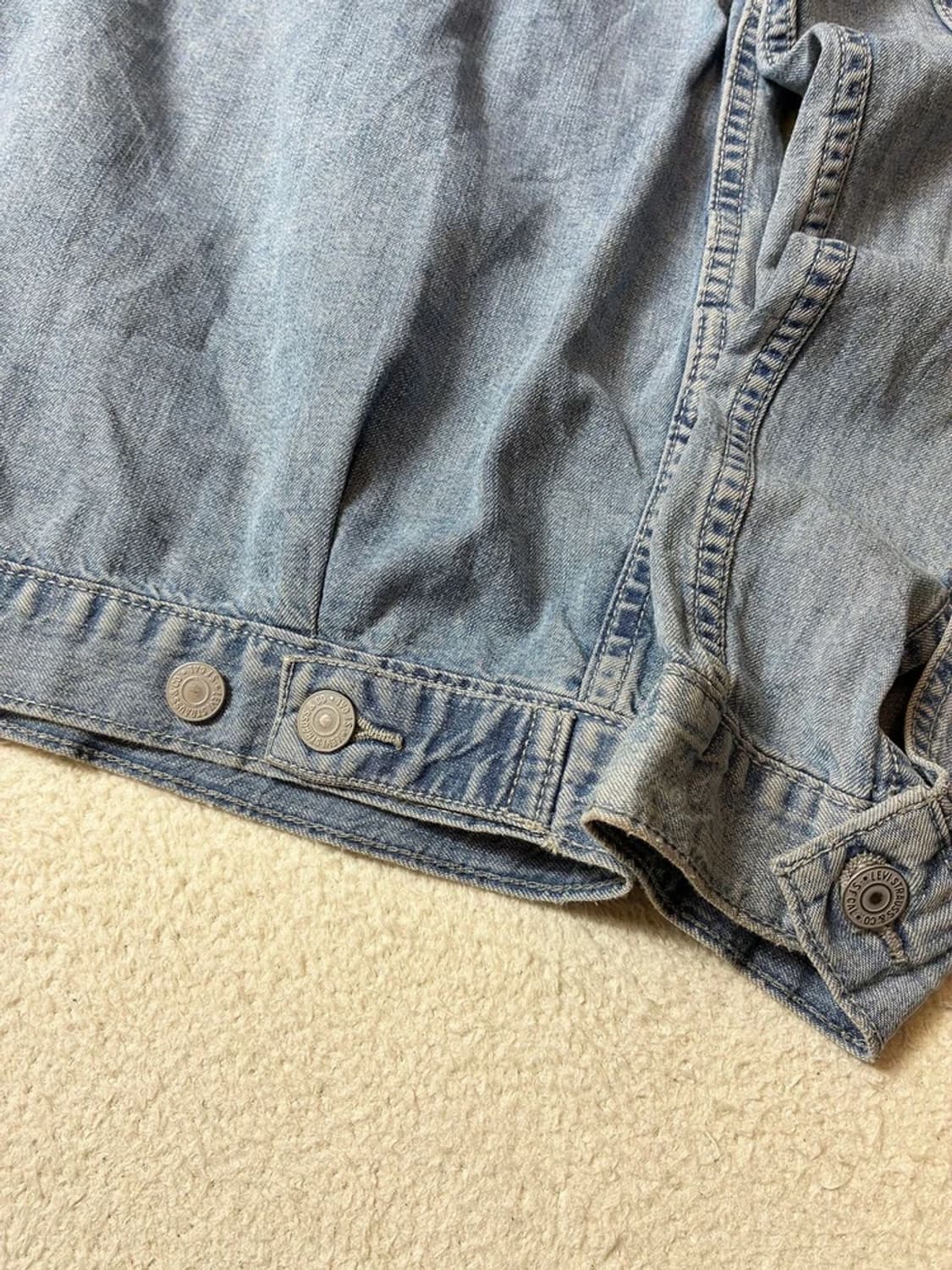 리바이스 1953 타입 2 자켓 미디움 워시 데님 트러커자켓 PN6780 상품이미지8