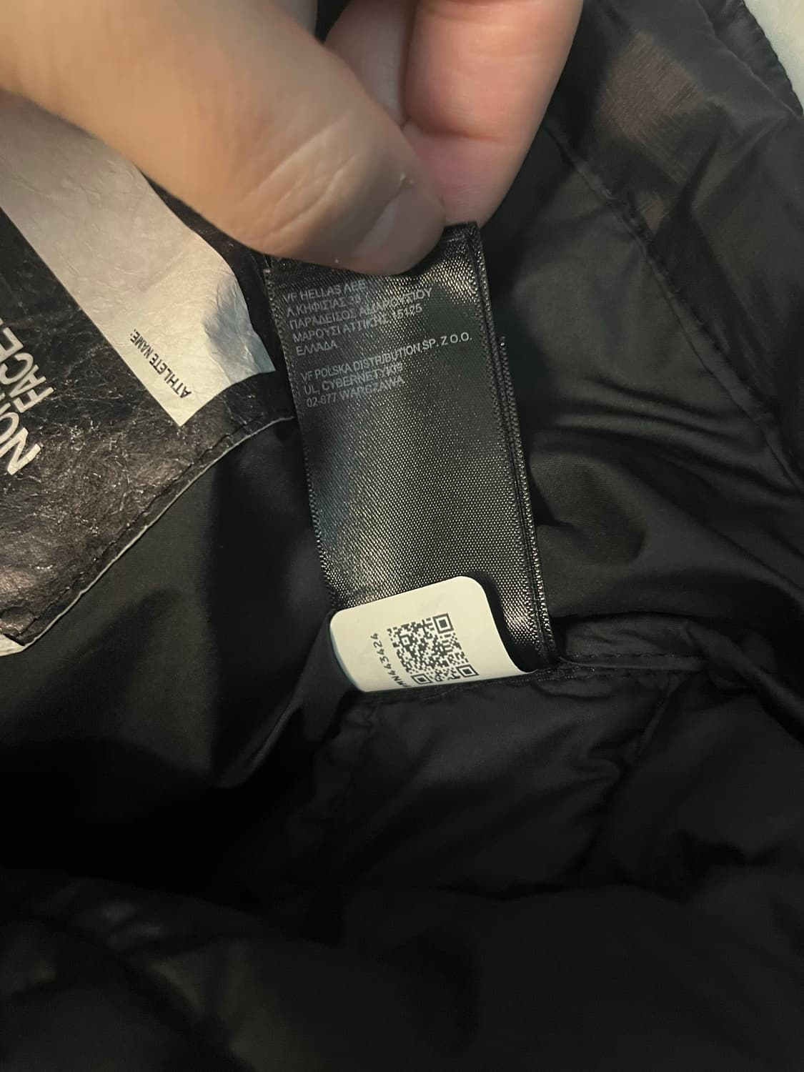 노스페이스 블랙 퀄팅 경량 패딩 (M)  상품이미지6