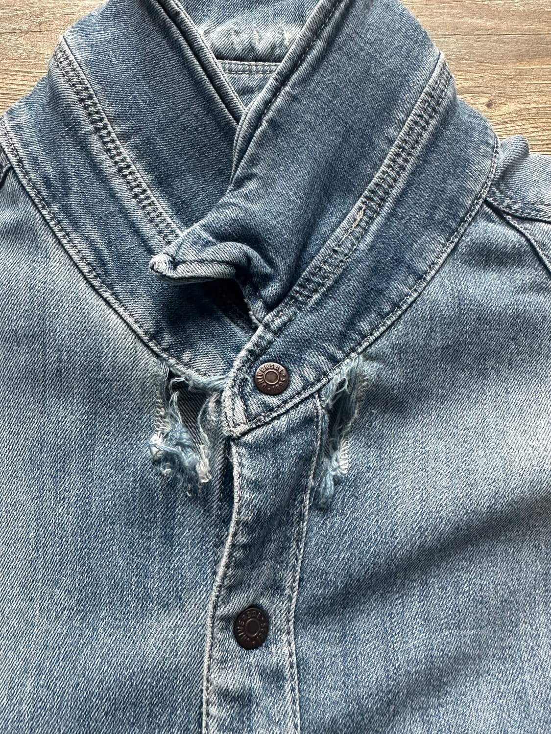 빈티지 데님 워크셔츠  상품이미지2