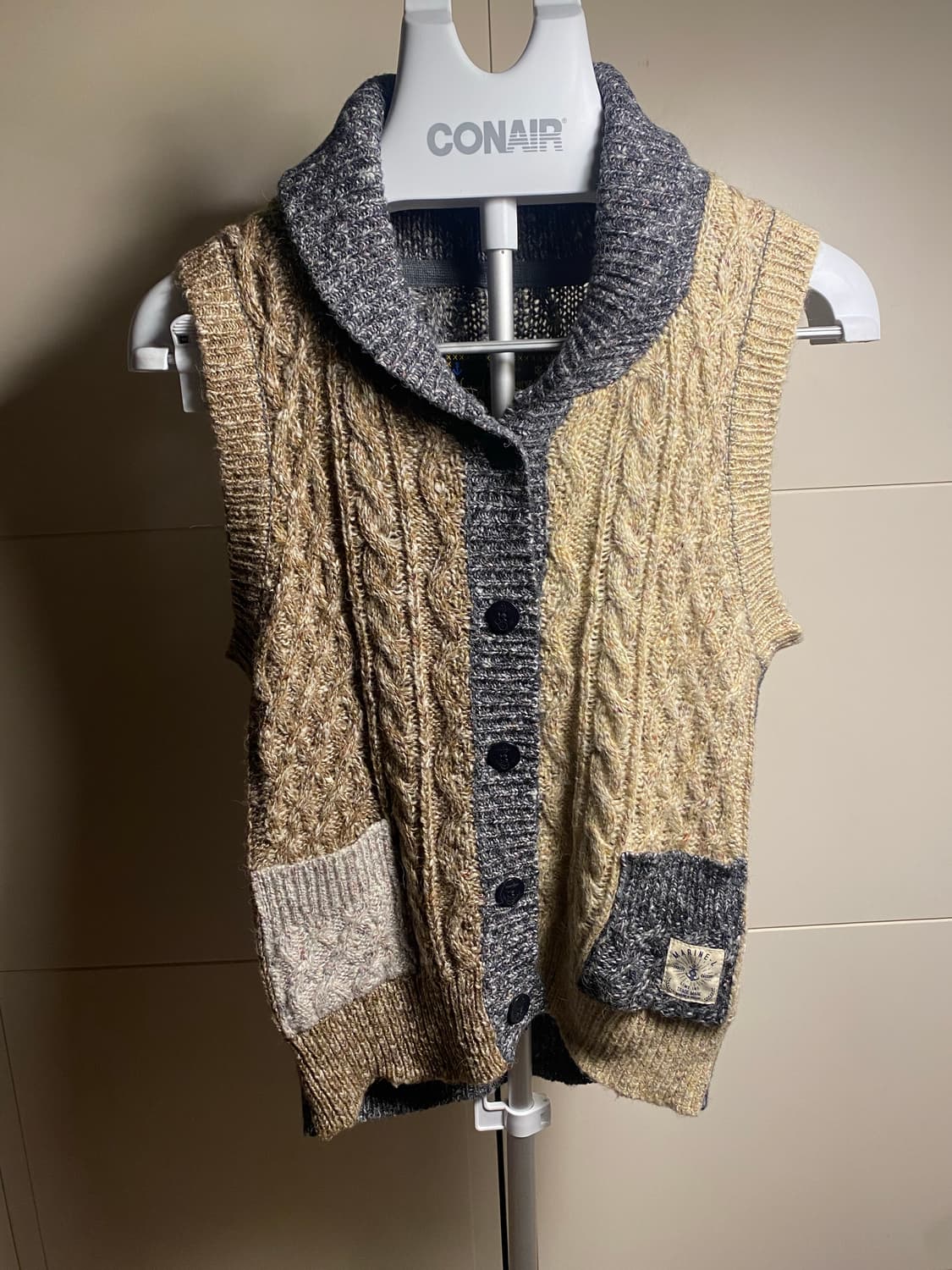 LIME.INC 케이블 니트 조끼 M 상품이미지2