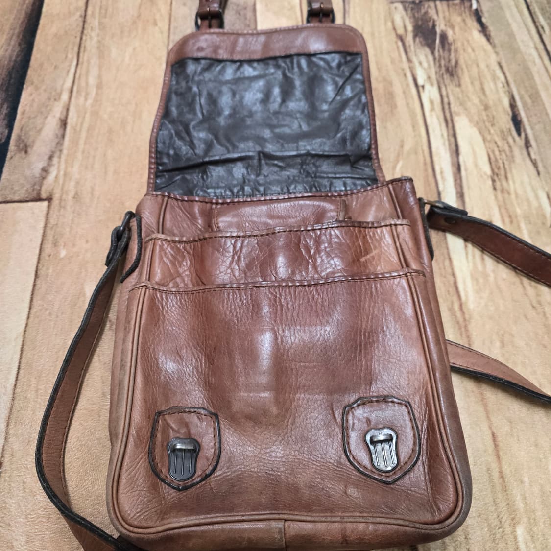 Made in Japan Vintage 카우레더 크로스백 상품이미지6