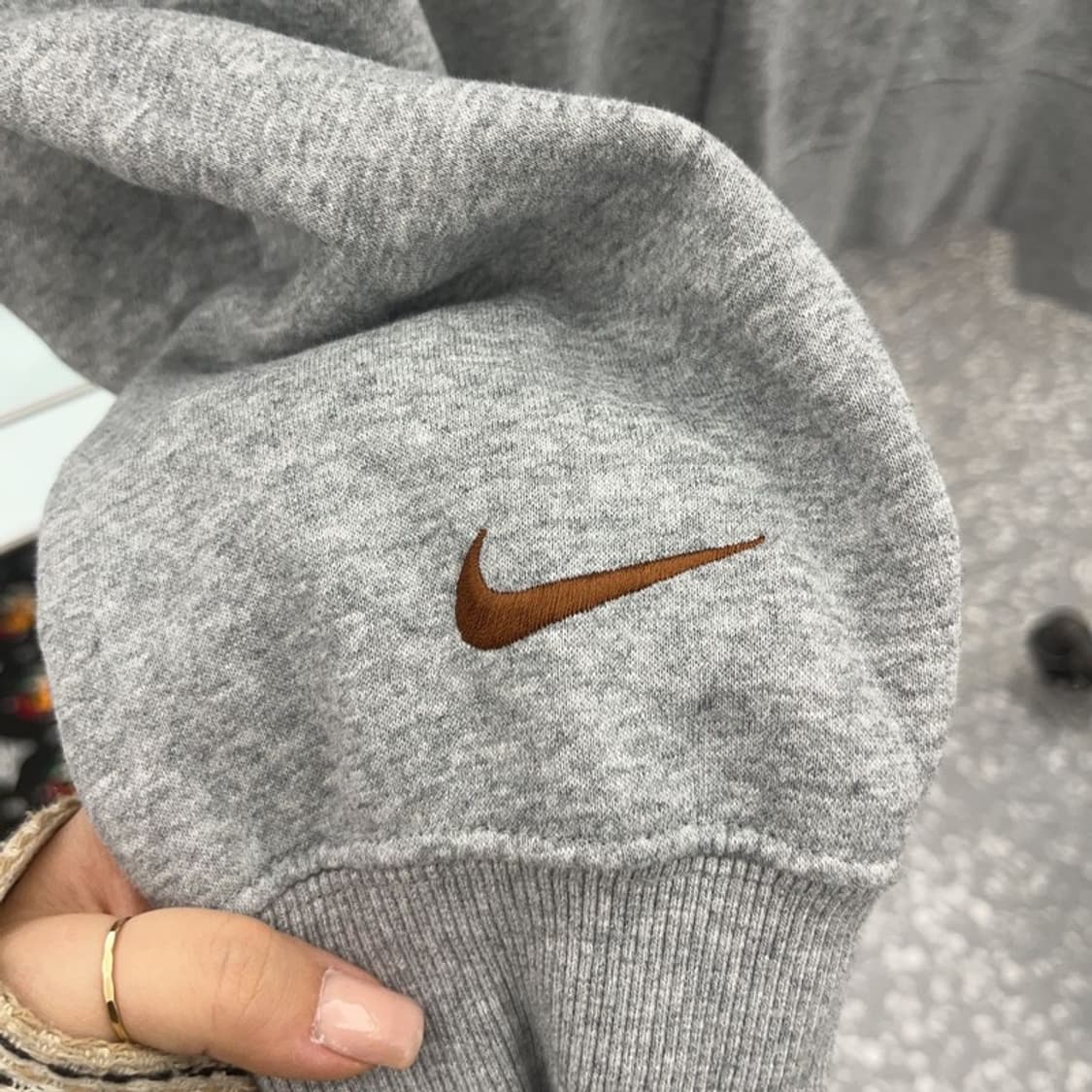 나이키 베어 패치 풀오버 기모 후드티 M C06477 상품이미지5