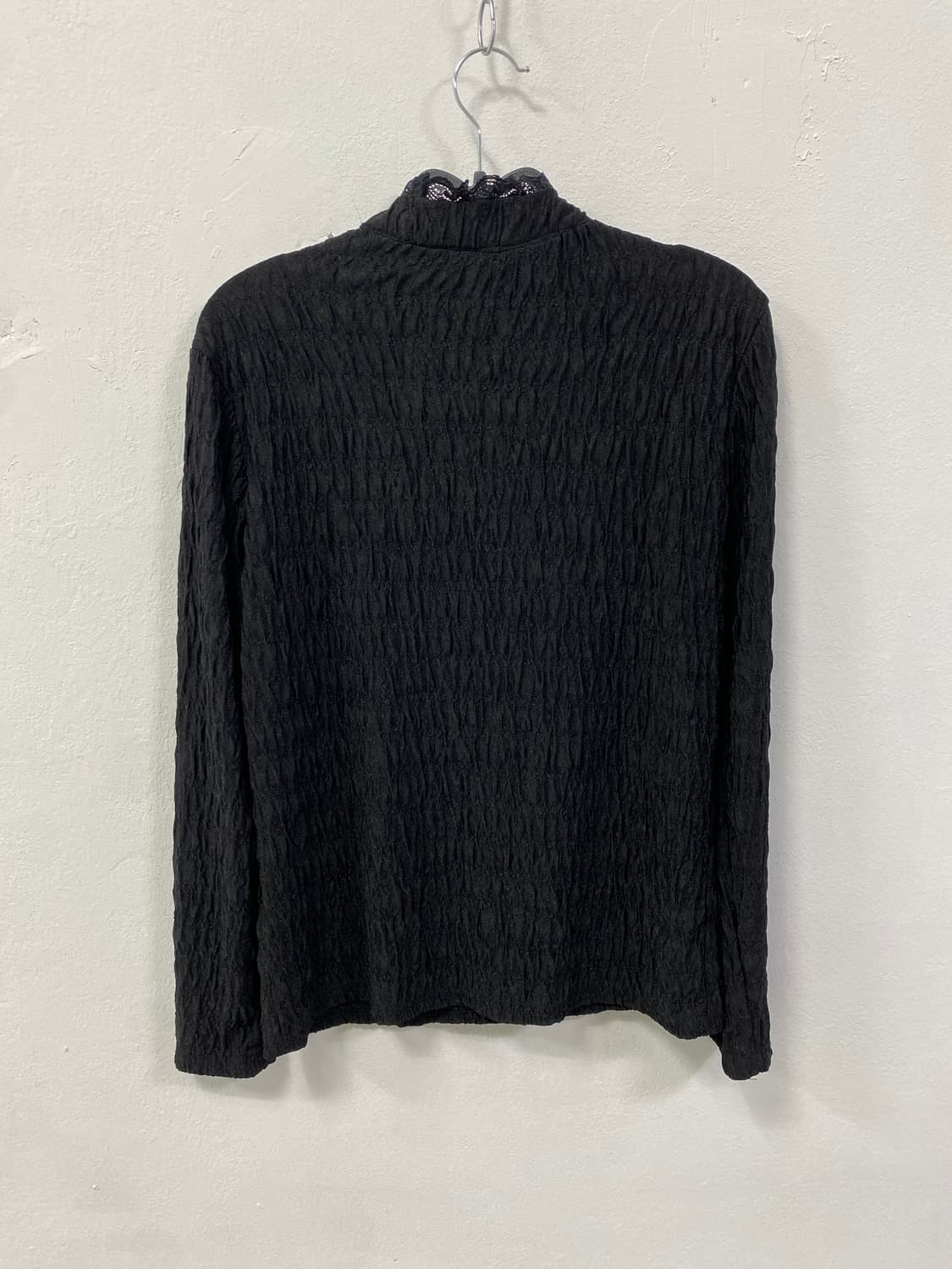 고딕 펑크 고스 레이스 글리터 블라우스 상품이미지5