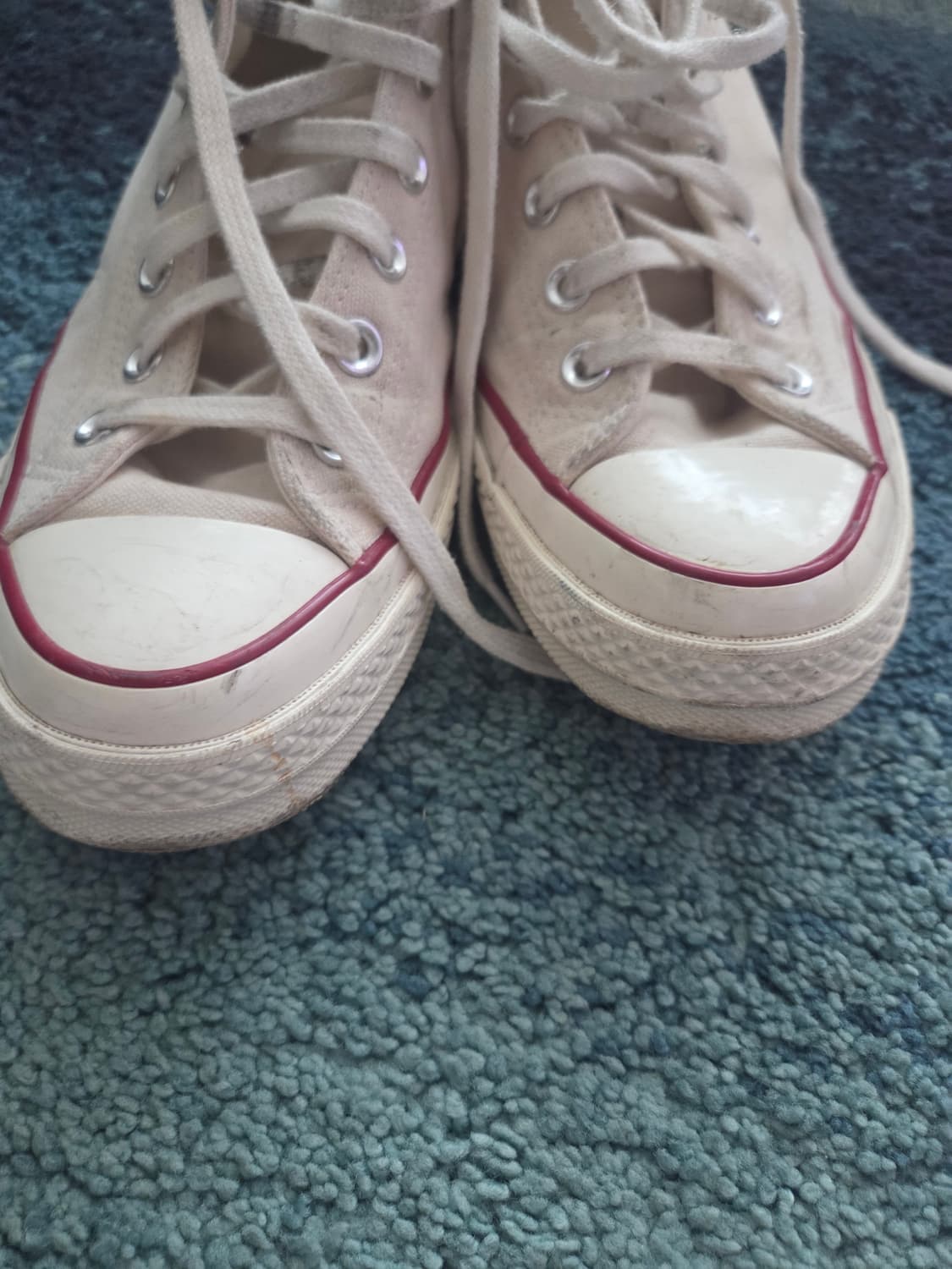 Converse 컨버스 척 70 하이 파치먼트 아이보리 275mm 상품이미지7