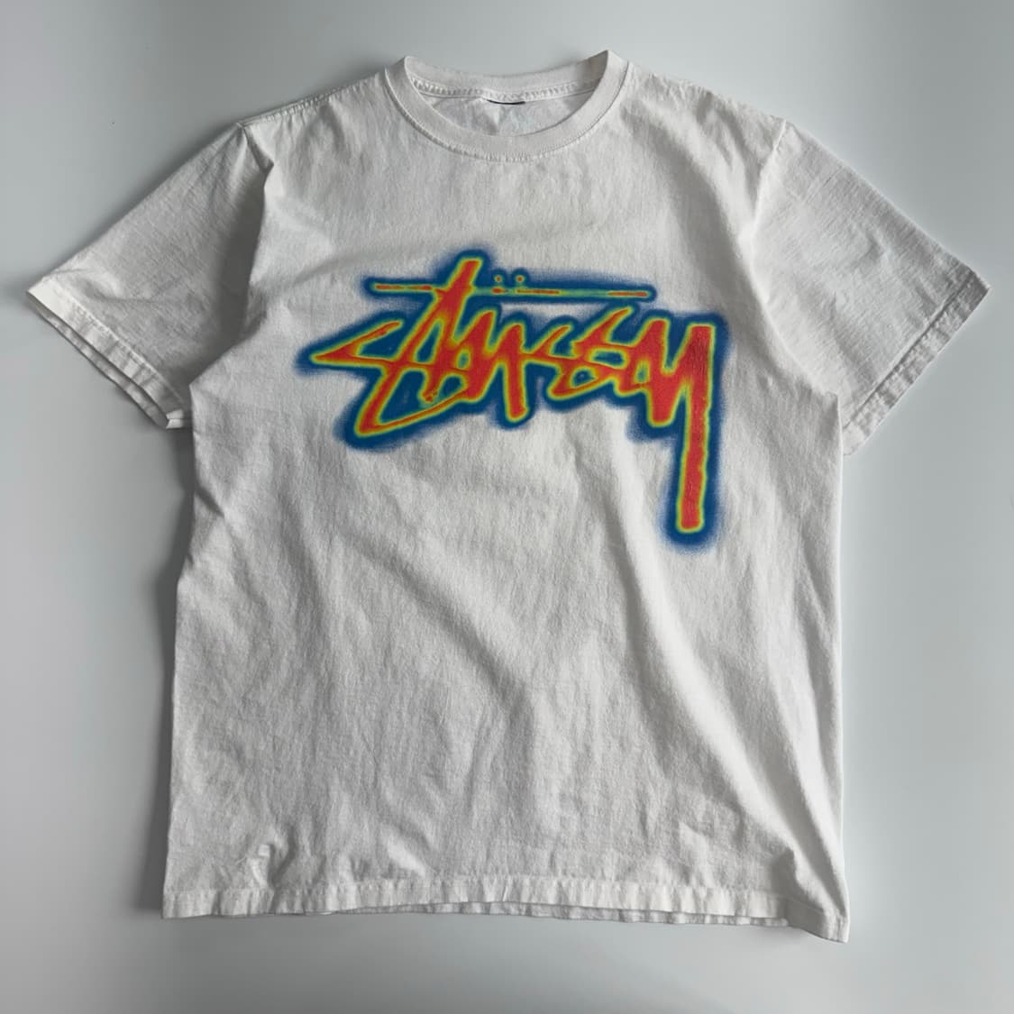 Stussy 스투시 써멀 스탁 화이트 반팔  상품이미지3