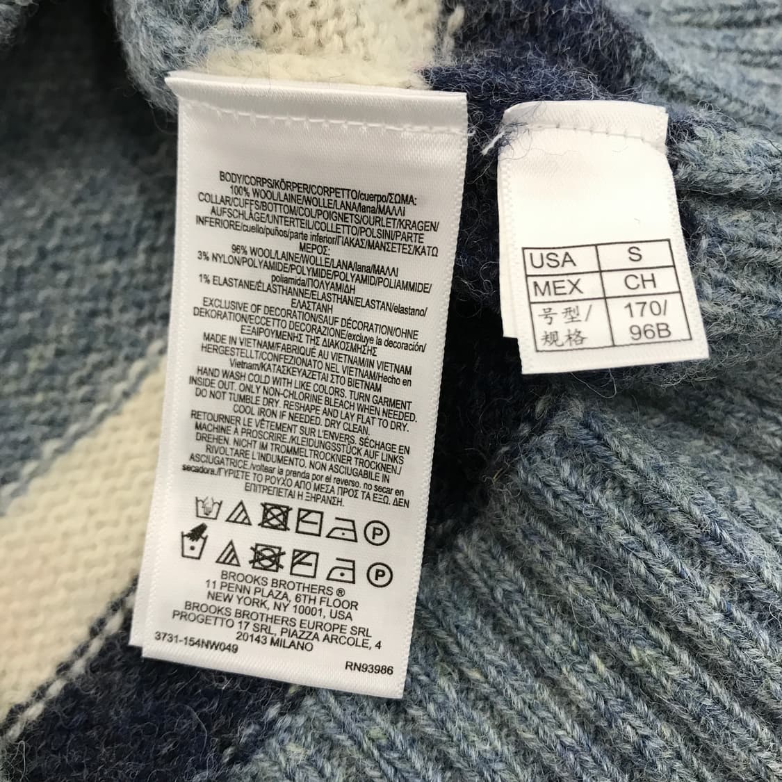 브룩스브라더스 테니스 V넥 스웨터 니트 [S] 상품이미지5