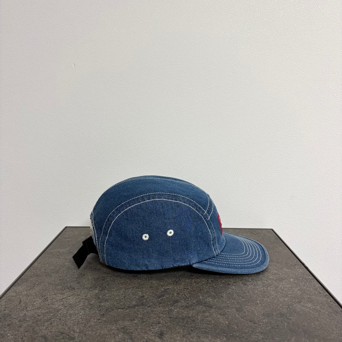 (OS) 슈프림 박스로고 캠프캡 모자 스티치 데님 상품이미지3