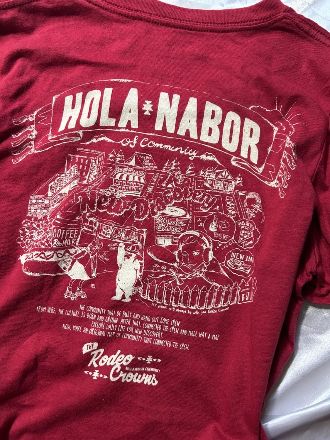 RODEO CROWNS red tee 상품이미지4