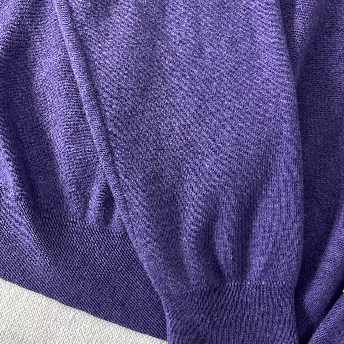 100 폴로 랄프로렌 피마코튼 퍼블 브이넥 니트  상품이미지6