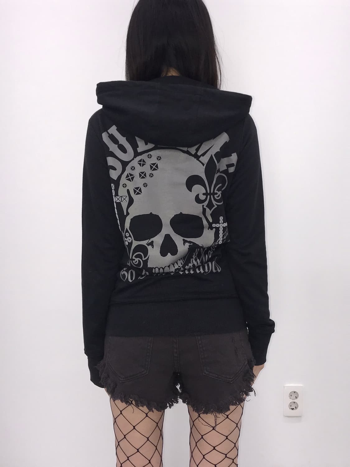 GHOST OF HARLEM Skull Graphic Hood zip 상품이미지9