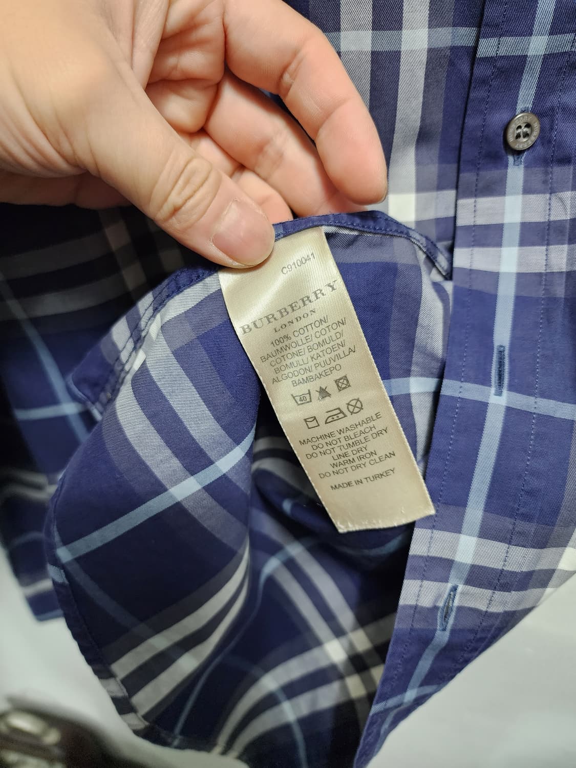 버버리 런던 타탄체크 셔츠 상품이미지5
