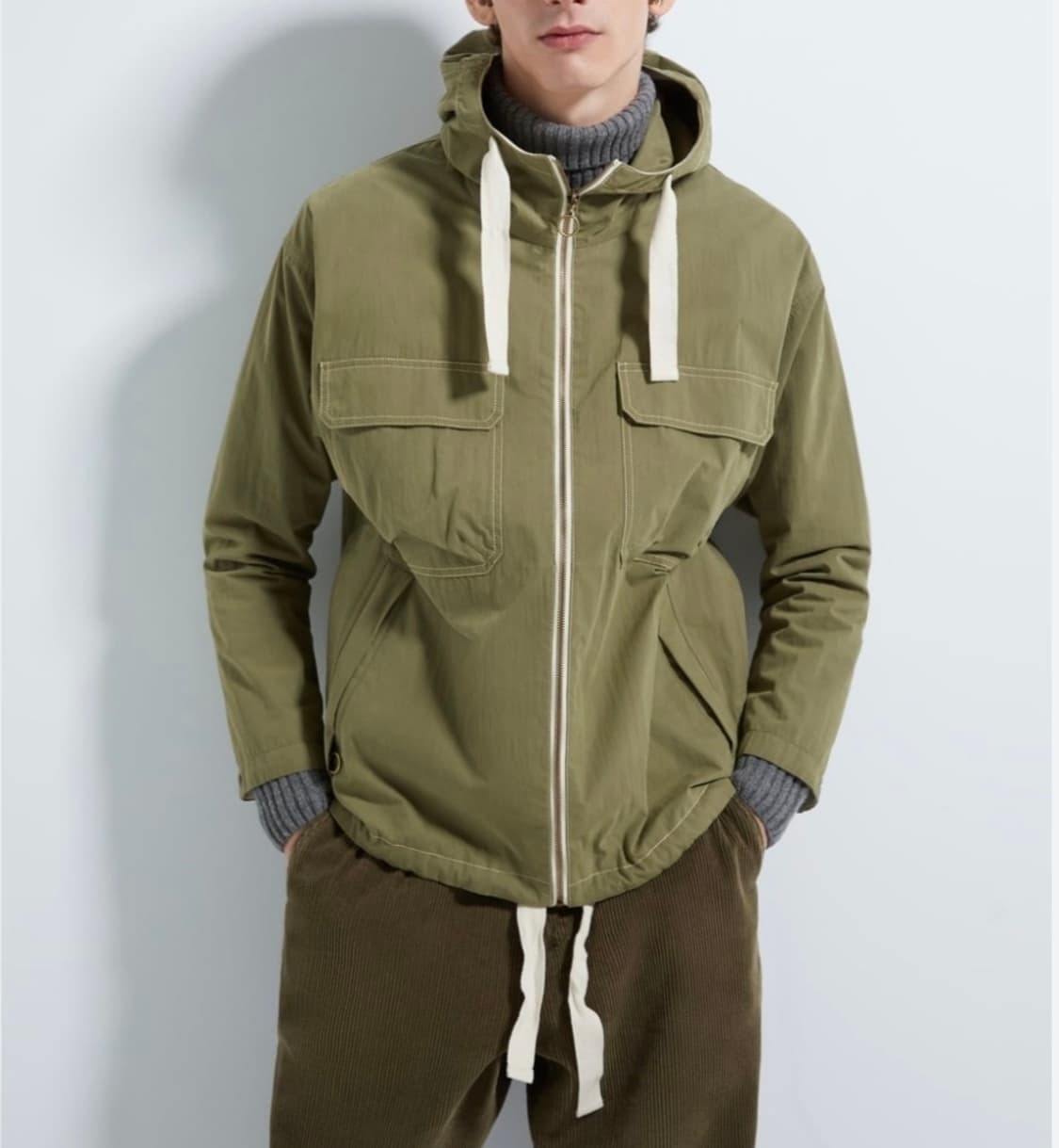 [100]자라 후드 워크 자켓 상품이미지1