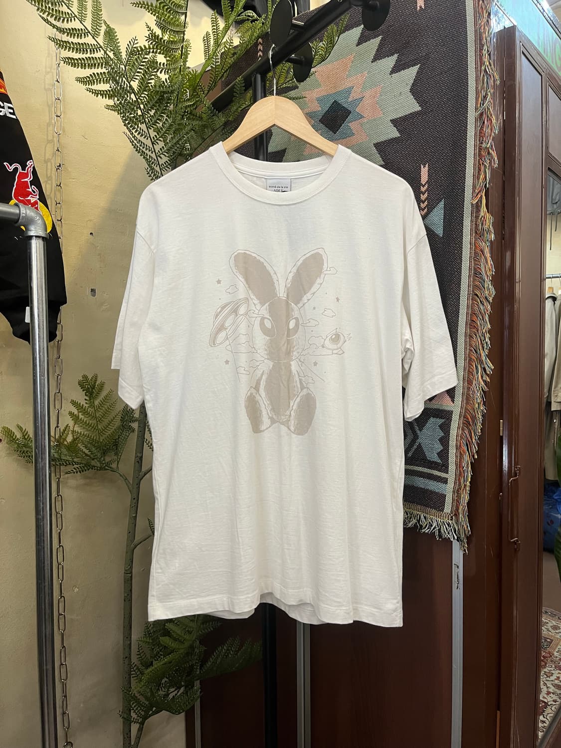 아크메드라비 토끼 그래픽 반팔티 #csz788 상품이미지1