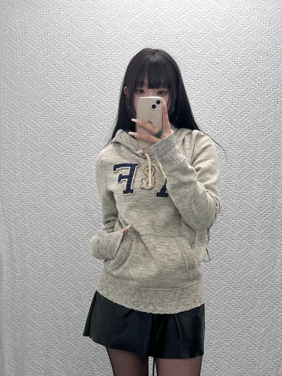 아베크롬비 레트로 Y2K 빈티지 그런지디테일 후드티 S C09742 상품이미지1