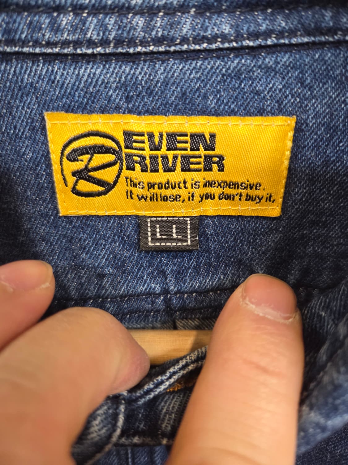 Even river 빈티지 워크웨어 데님셔츠 자켓 L 상품이미지3