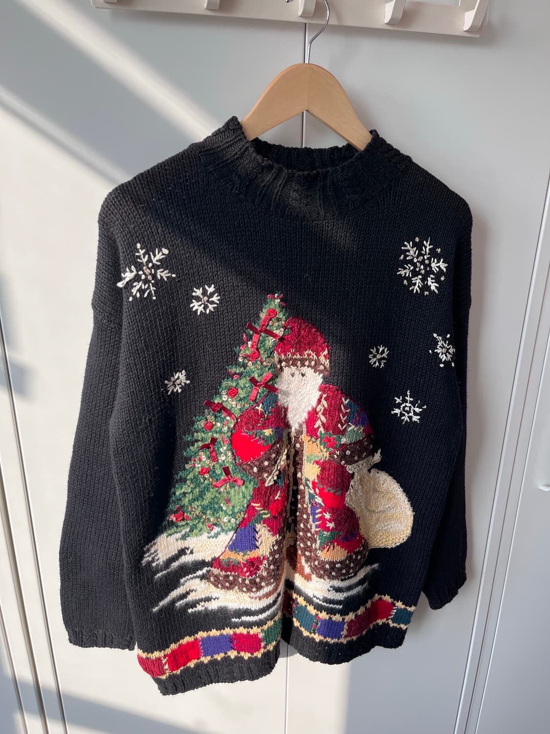 티아라 크리스마스 핸드메이드 산타 니트 상품이미지6