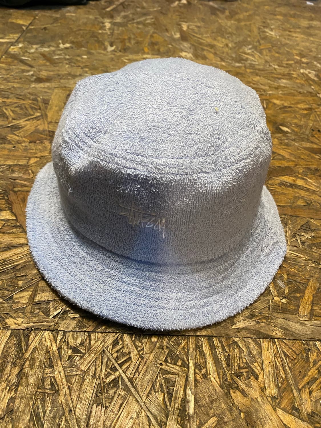 stussy 테리원단 블루컬러 버킷햇 상품이미지3