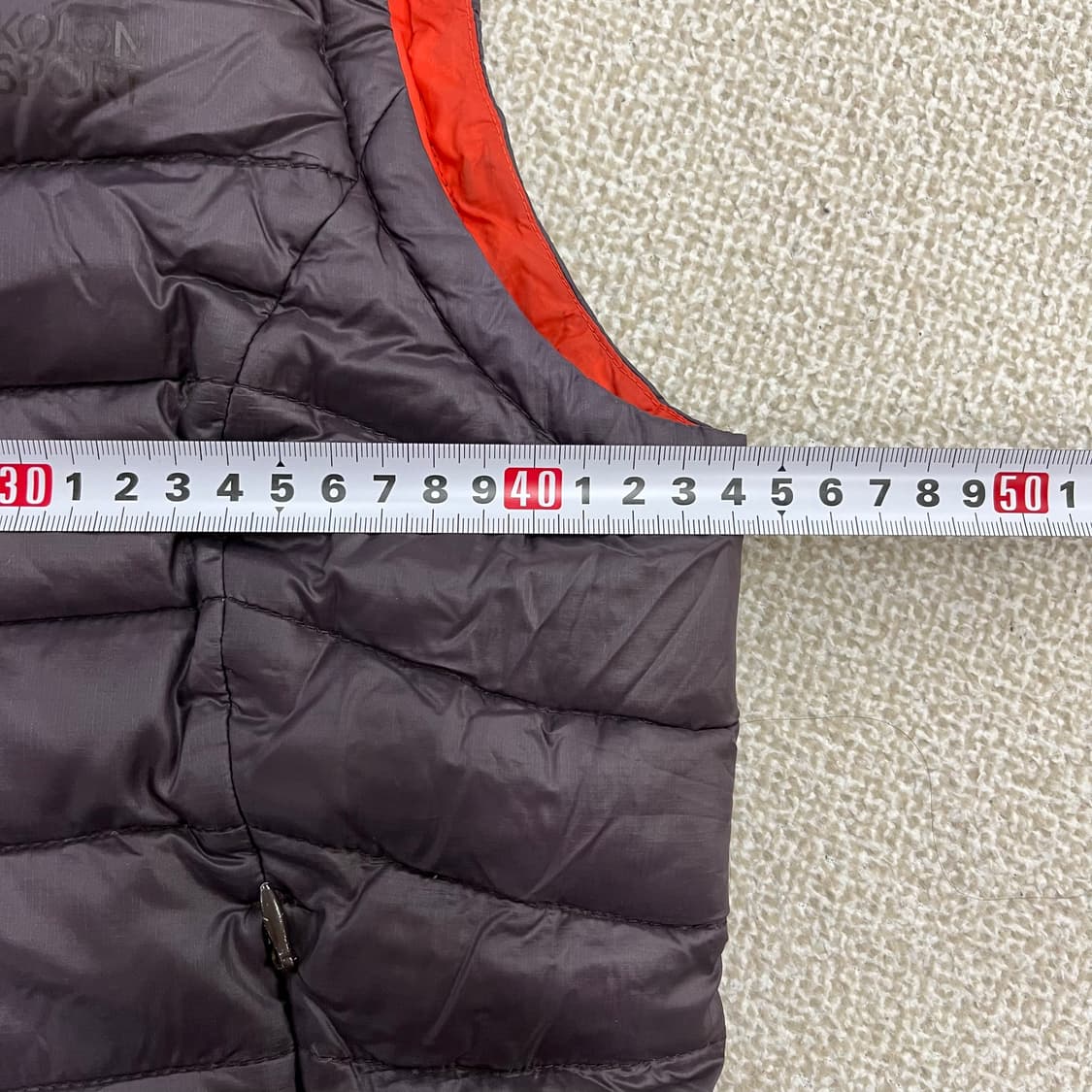 90 코오롱스포츠 구스다운 패딩 조끼 0223M1 상품이미지6