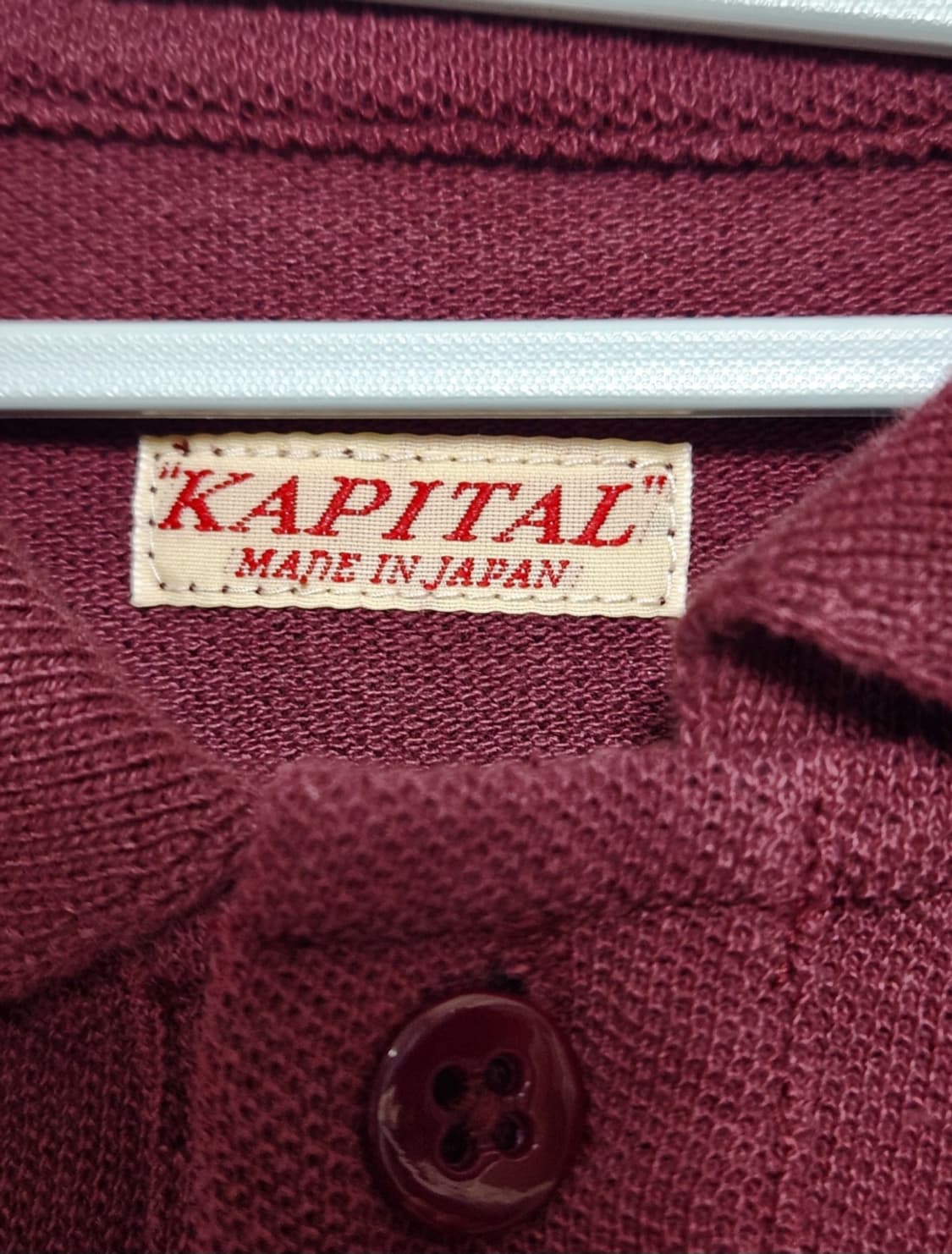 Kapital 피케 랑글 컬러 레트로 폴로 엔지 상품이미지4