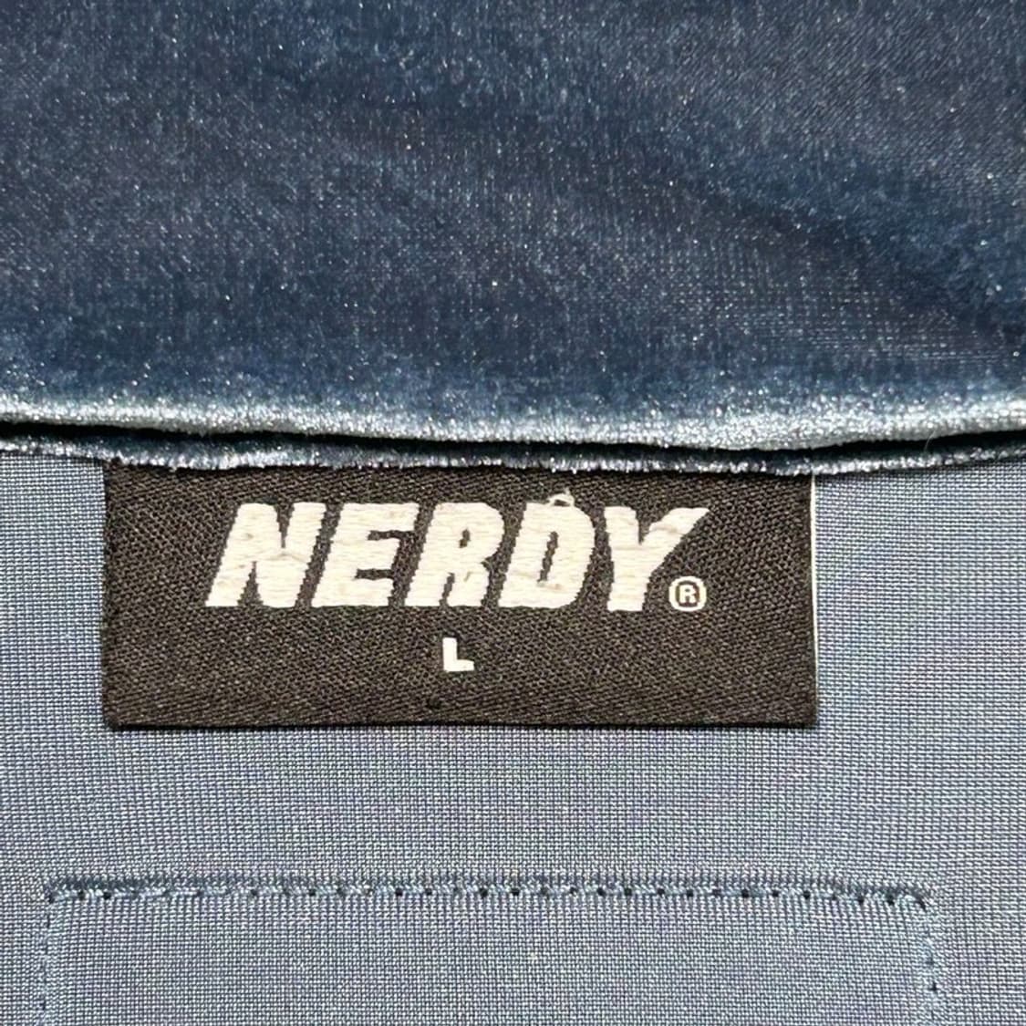 널디 벨벳 트랙 탑 네이비 L 상품이미지5