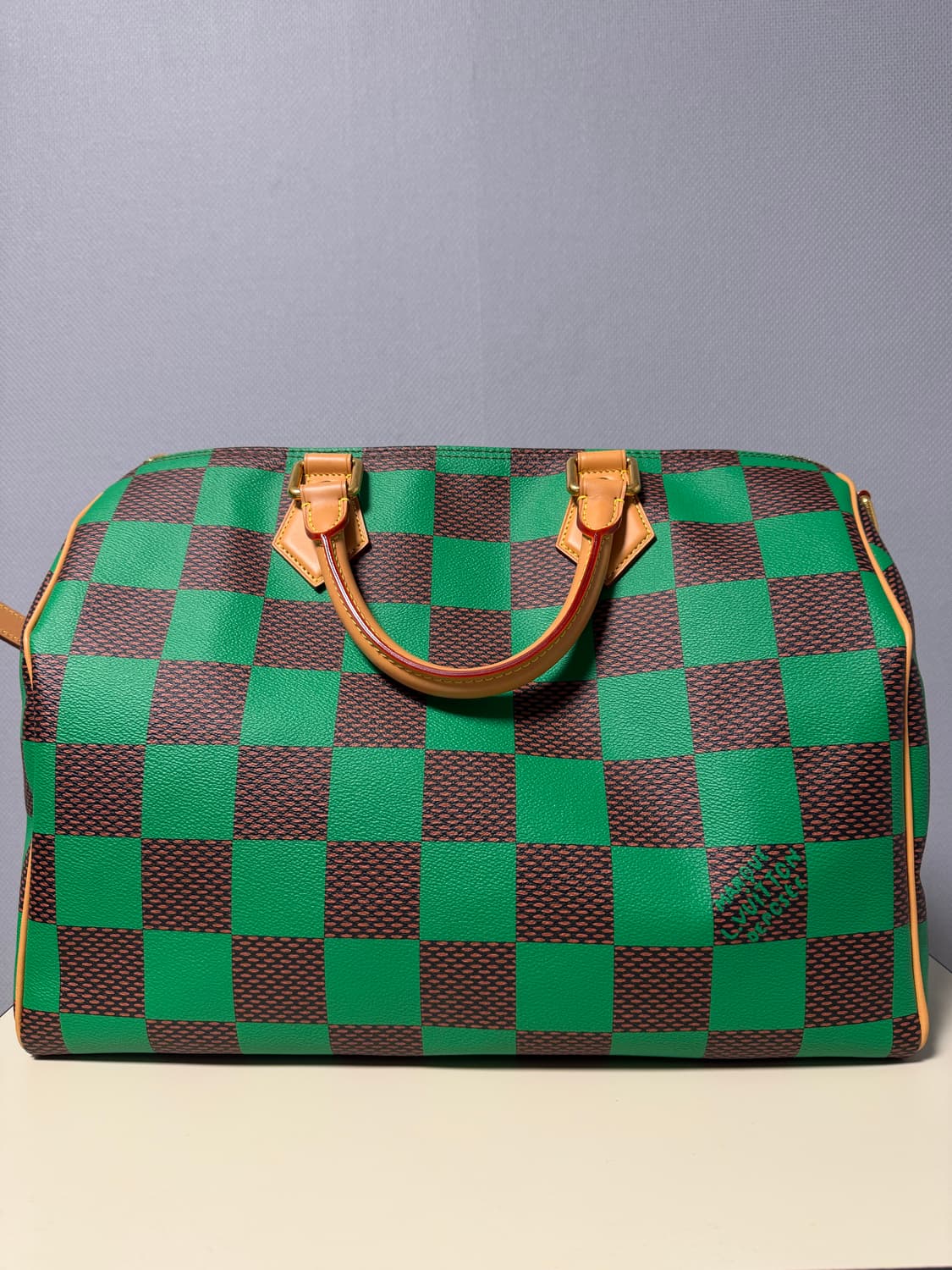 루이비통 스피디 반둘리에 40 다미에 팝 그린 상품이미지4