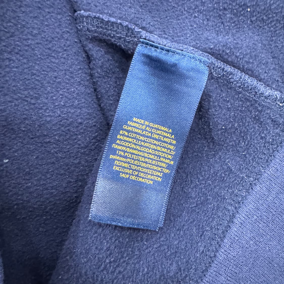 여성용 L 폴로 랄프로렌 빅로고 맨투맨 티셔츠  상품이미지5