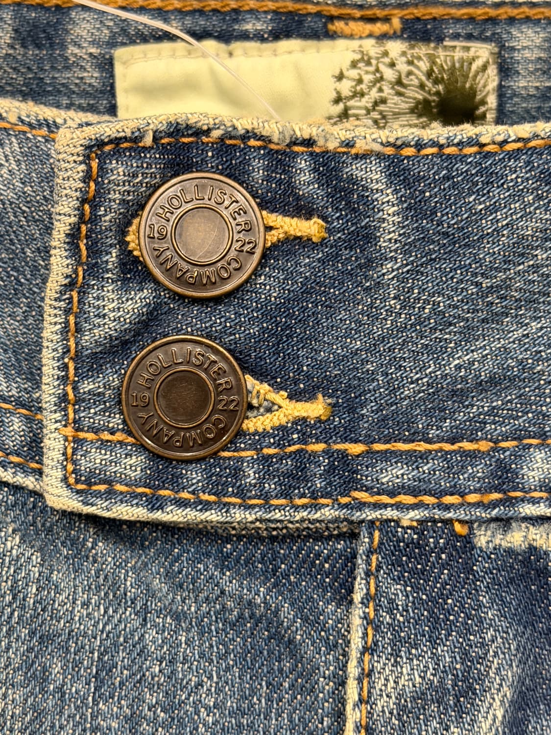 [택달린 새상품] 홀리스터 스몰로고 부츠컷 데님 팬츠 9 사이즈 상품이미지6