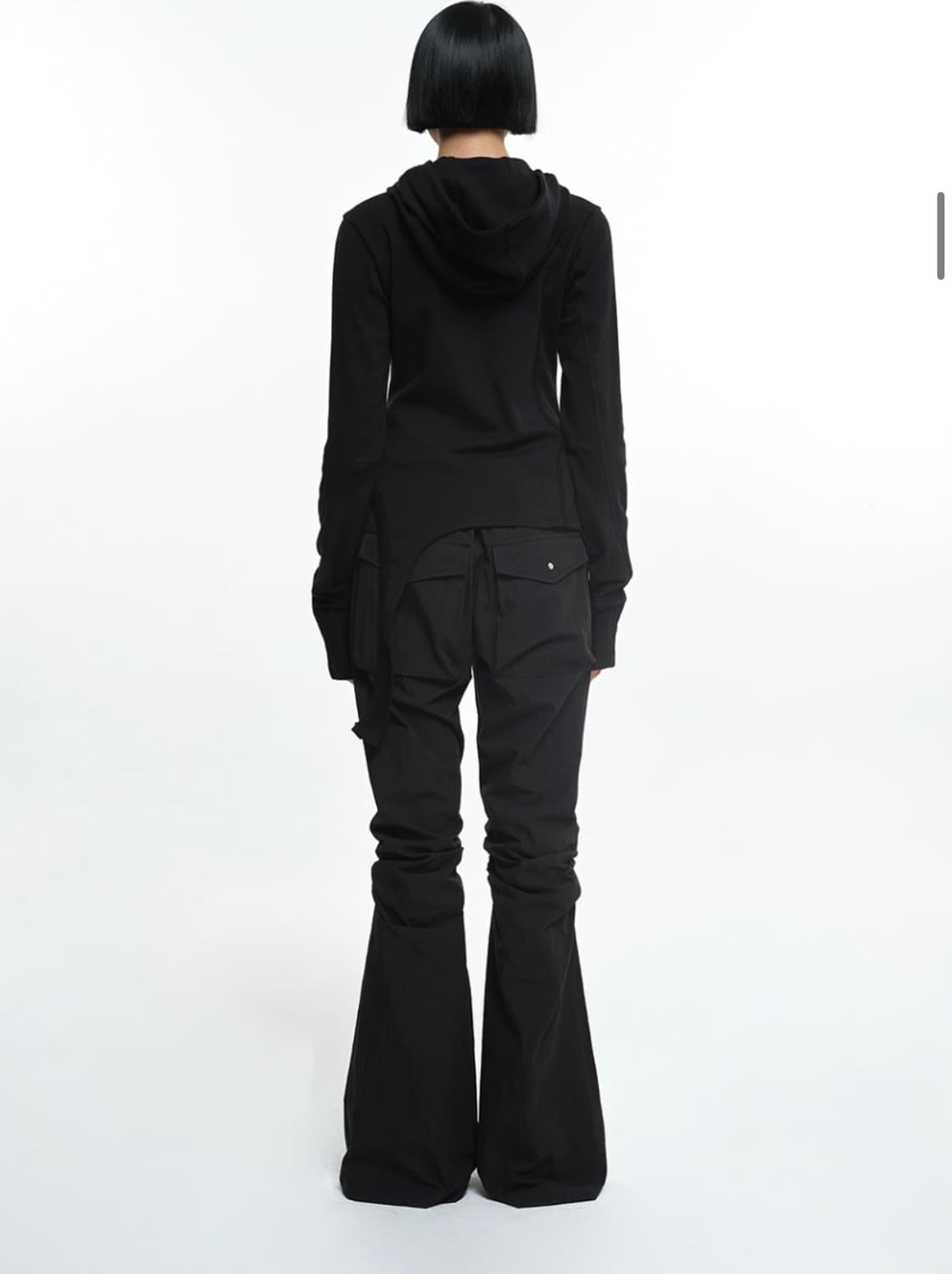 나체 exposure zip detail pants 바지 팬츠 블랙 상품이미지2