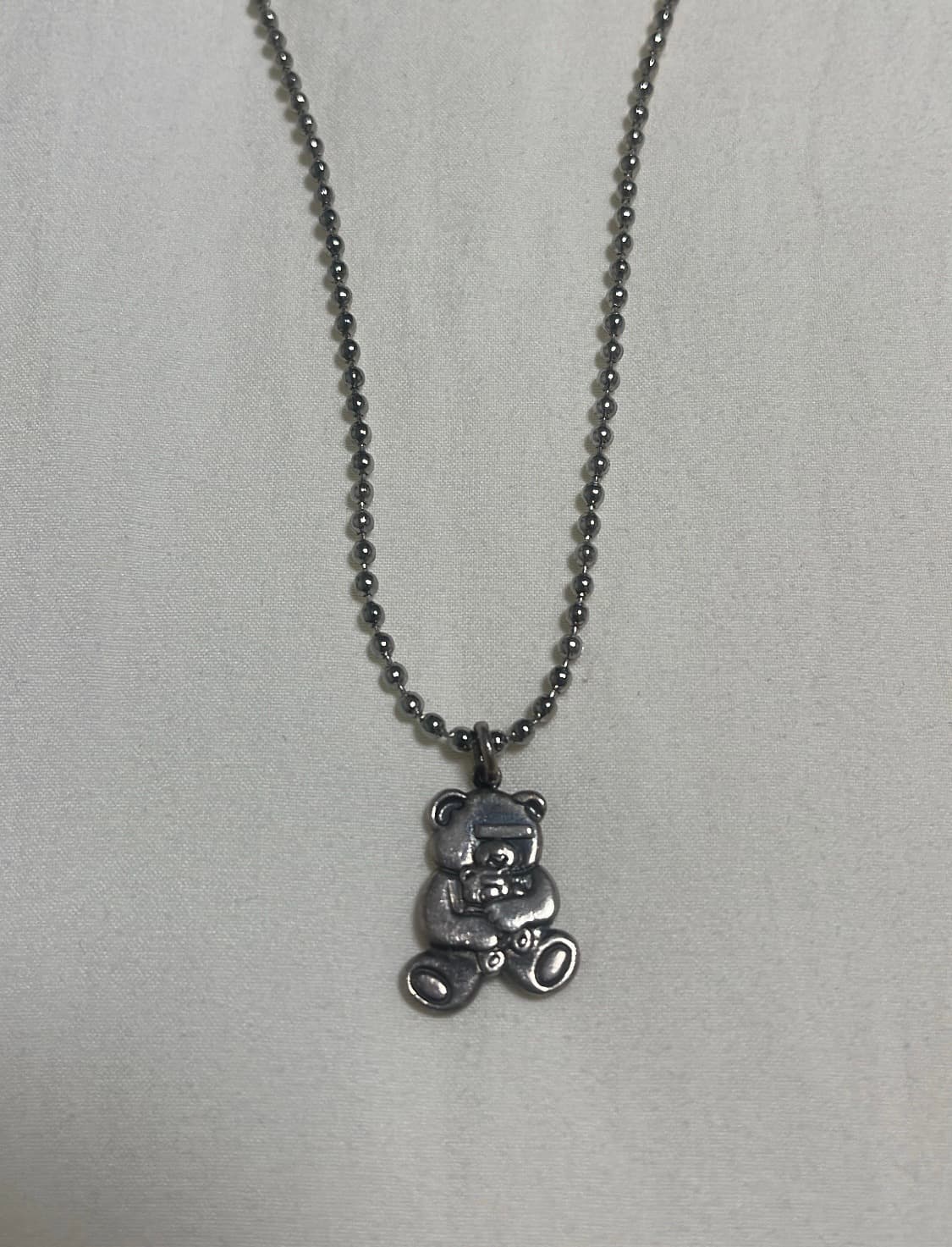 언더커버 아카이브 베어 곰돌이 목걸이 상품이미지1