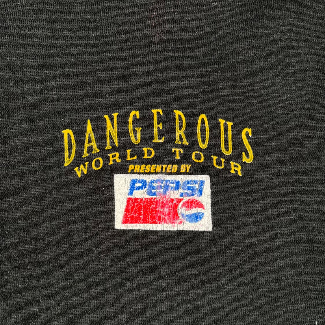 빈티지 마이클잭슨x펩시 Dangerous 투어 반팔 상품이미지5