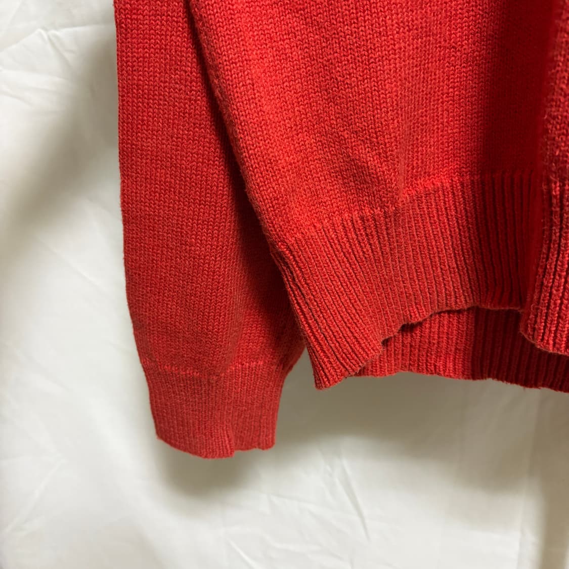 폴로 랄프로렌 코튼 반집업 니트 / 오렌지, M 상품이미지7