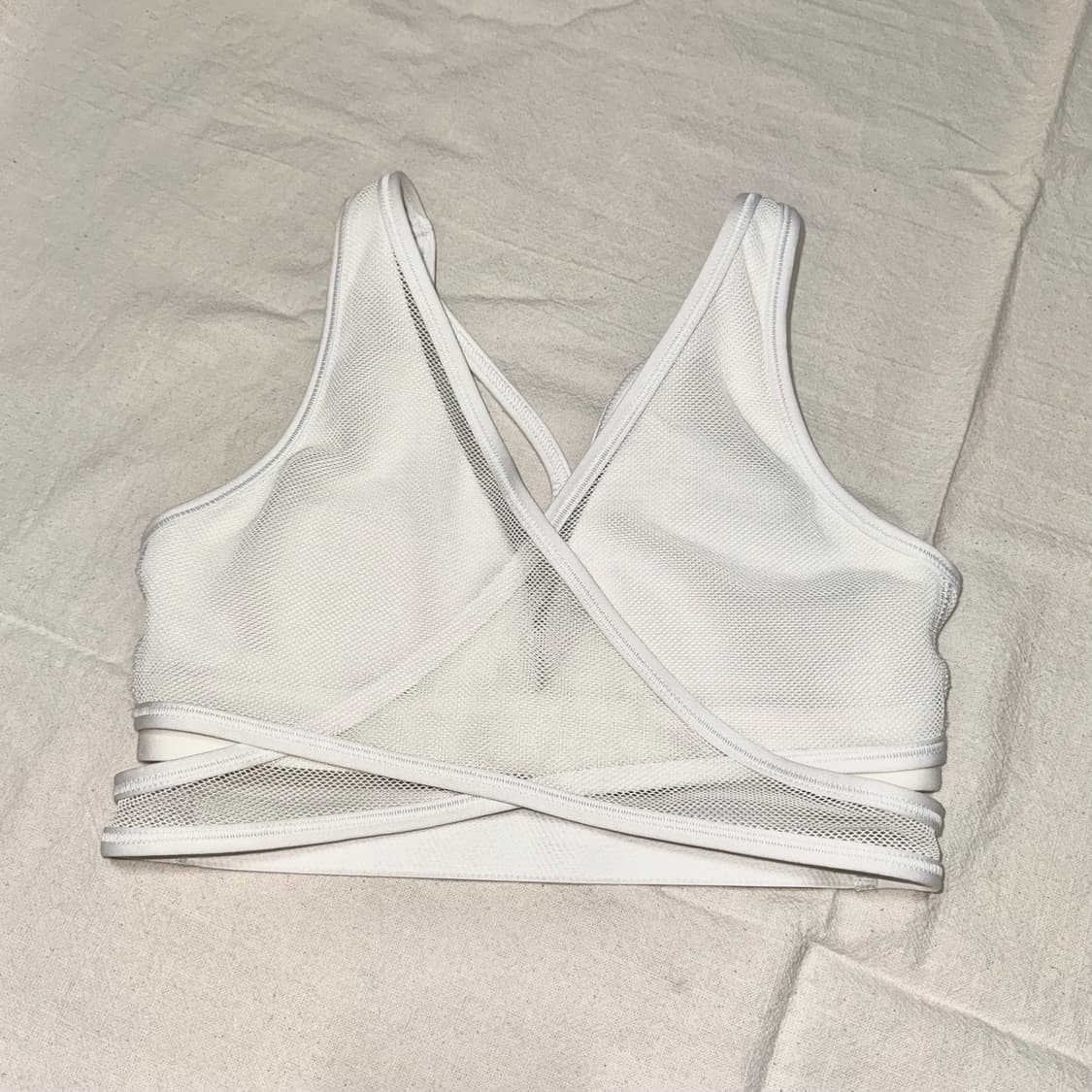 나이키 메쉬 크로스랩 브라탑 S 화이트 상품이미지2