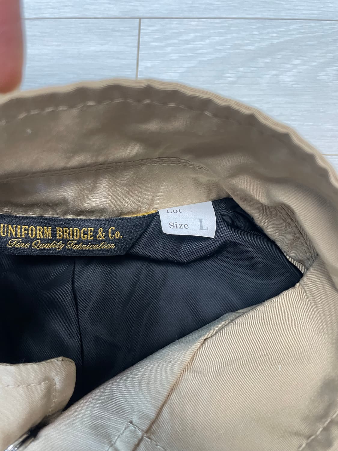 유니폼브릿지 코튼 필드 자켓 (베이지) 상품이미지4