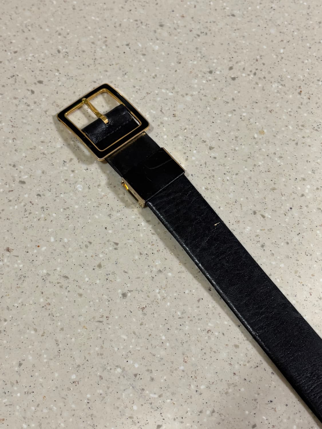 블랙 레더 웨스턴 개리슨 벨트 / black garisson belt 상품이미지2