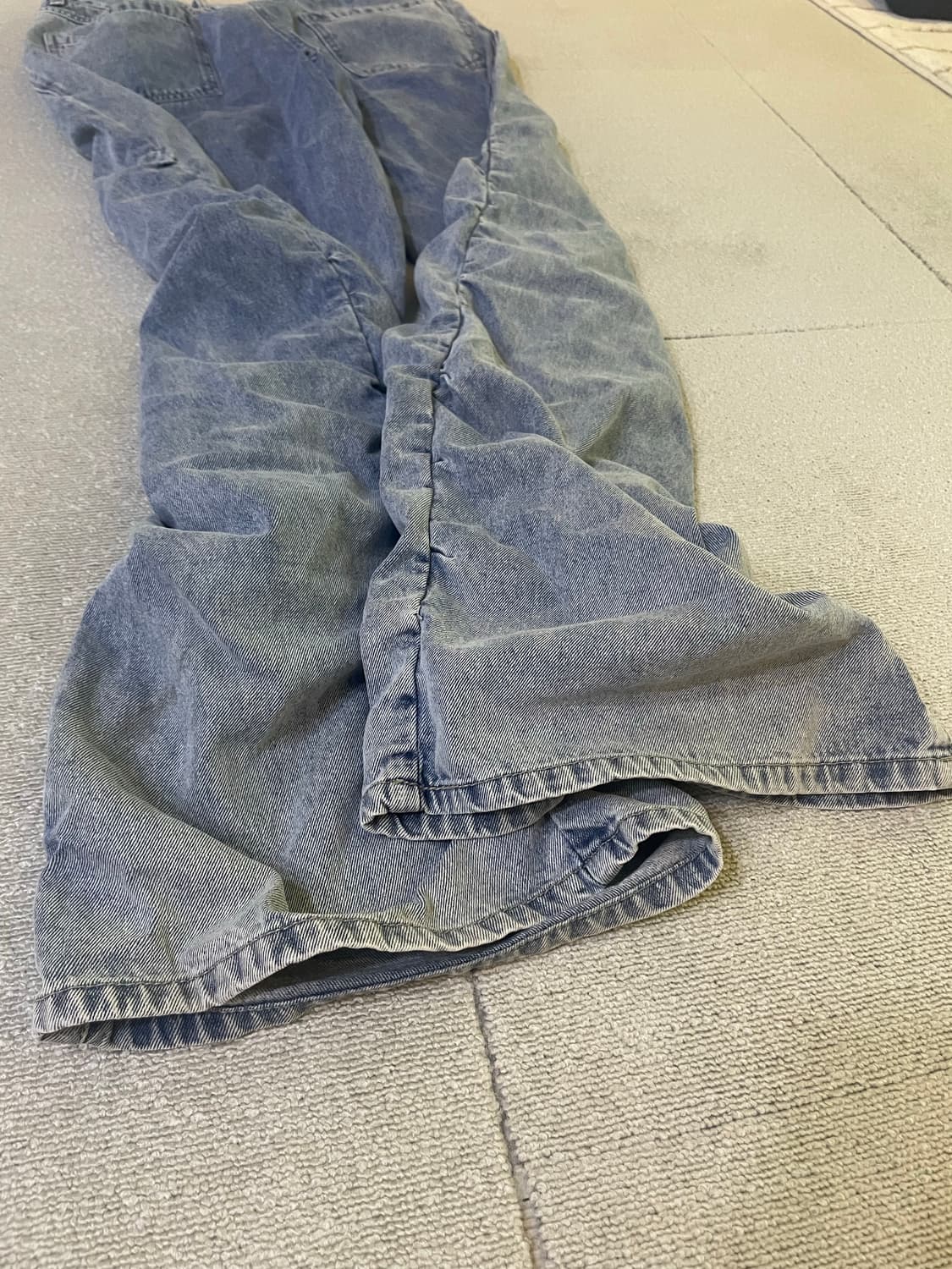 우영미 블루 셔링 팬츠 48 상품이미지4