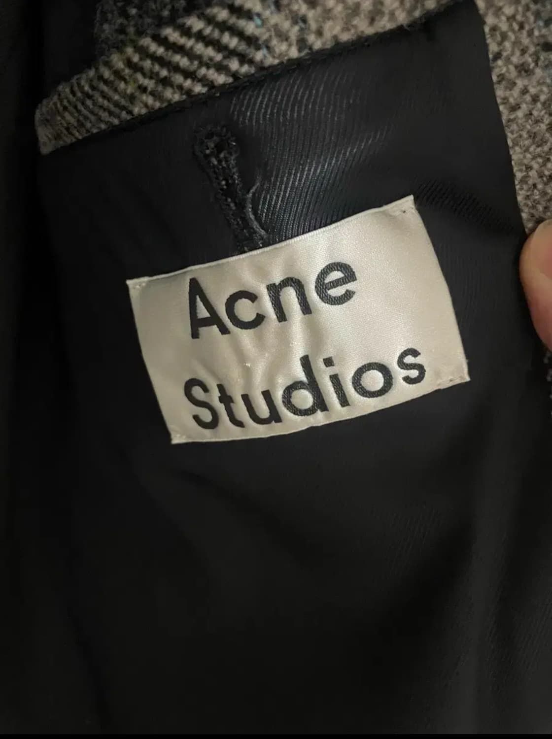 [52] 105-110 아크네 스튜디오 체크 코트 발마칸 상품이미지4