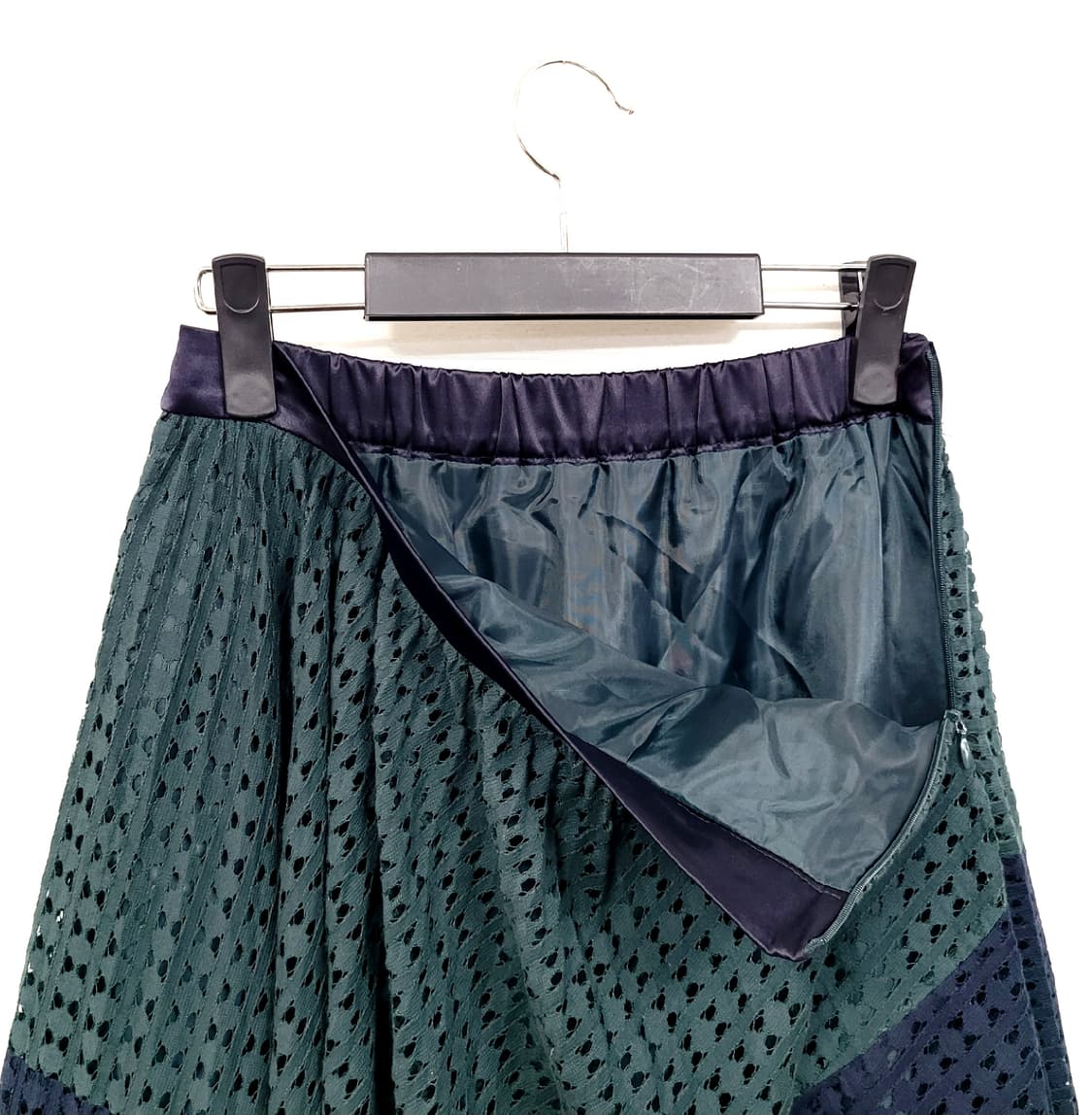 2nd floor 세컨플로우 투톤 레이스 스커트 상품이미지3