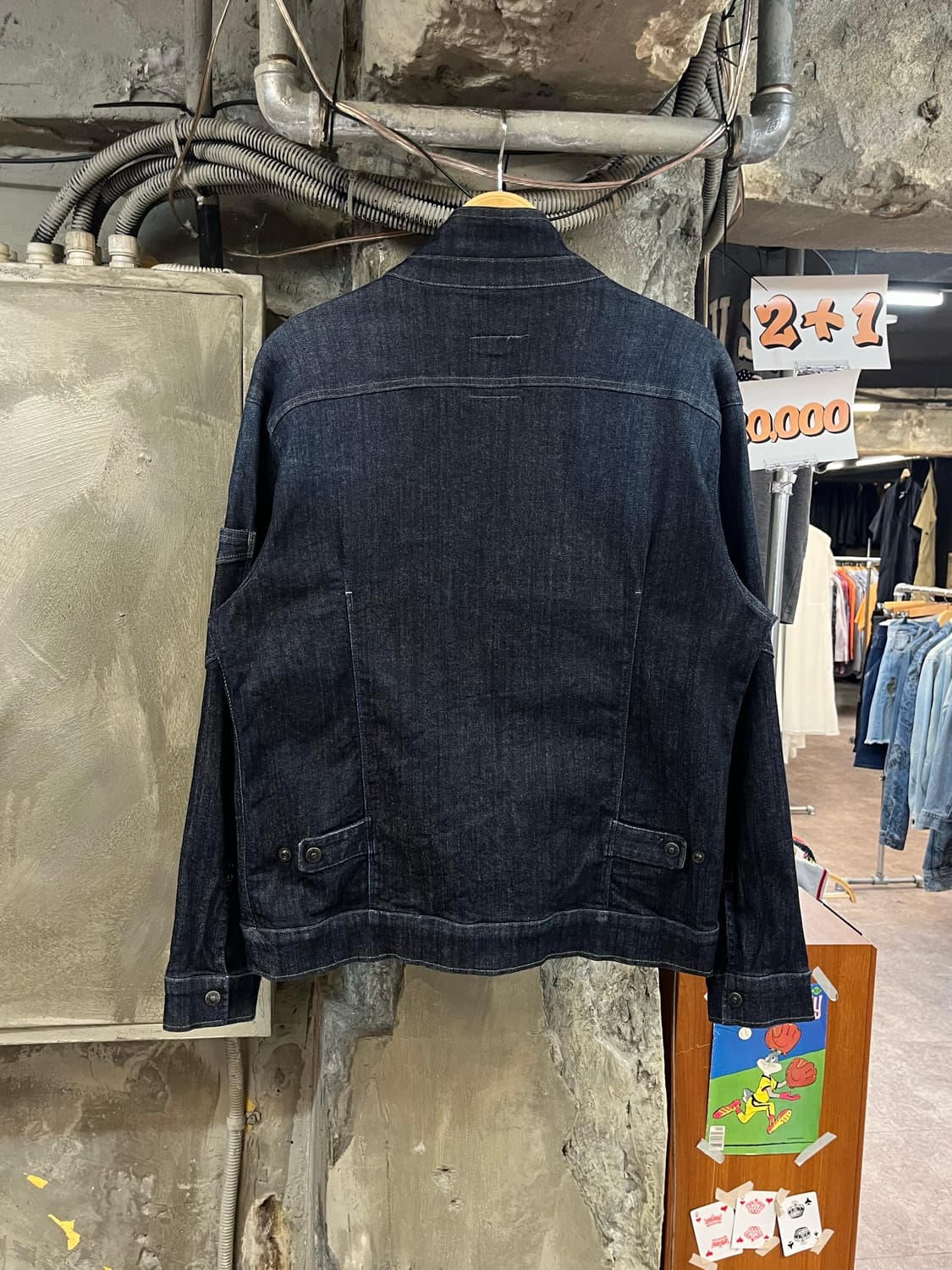 빈티지 BURTLE 데님 워크 트러커 자켓 3L #csz4033 상품이미지2
