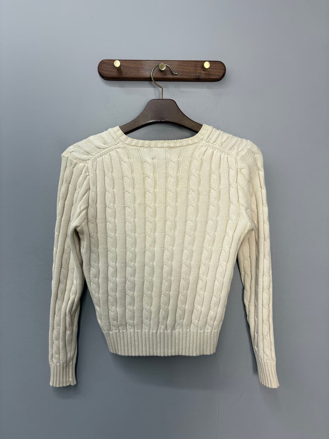 폴로랄프로렌 케이블 니트코튼 브이넥 스웨터 A3101 상품이미지5